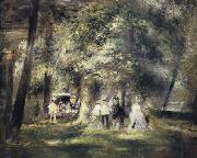 Pierre Renoir Inthe St Cloud Park oil painting
